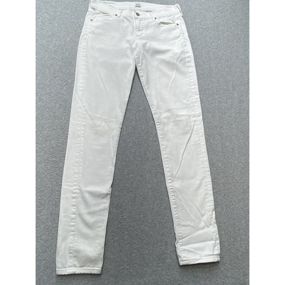 Citizens of Humanity Jeans Womens 29 White‎ Avedon Low Rise Skinny Leg Stretch - Picture 1 of 15